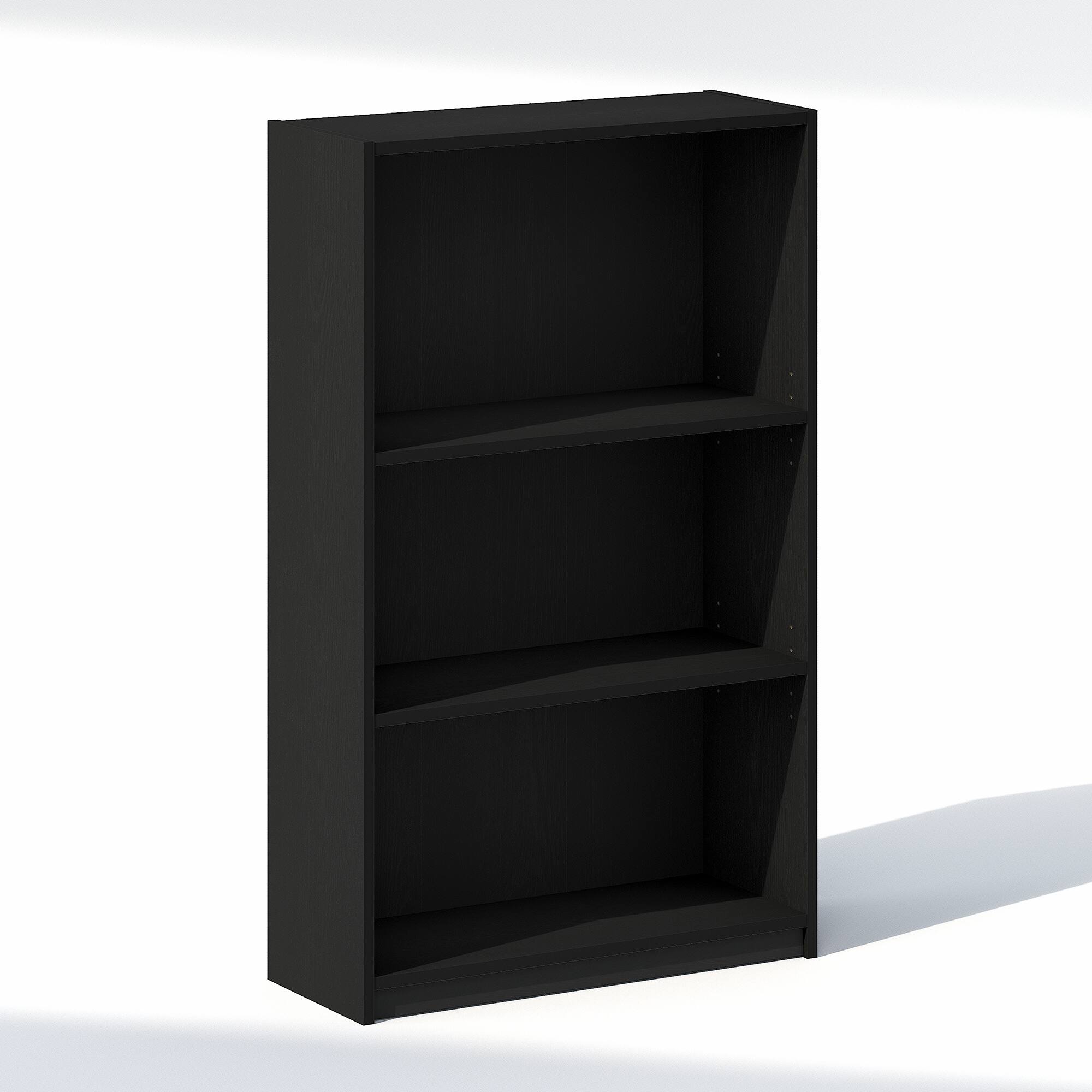 Alt View 4. Furinno - REED Closet Organizers and Storage, 3-Tier Closet Organizer, Closet Storage, for Wardrobe, Bedroom, Living Room - Blackwood.