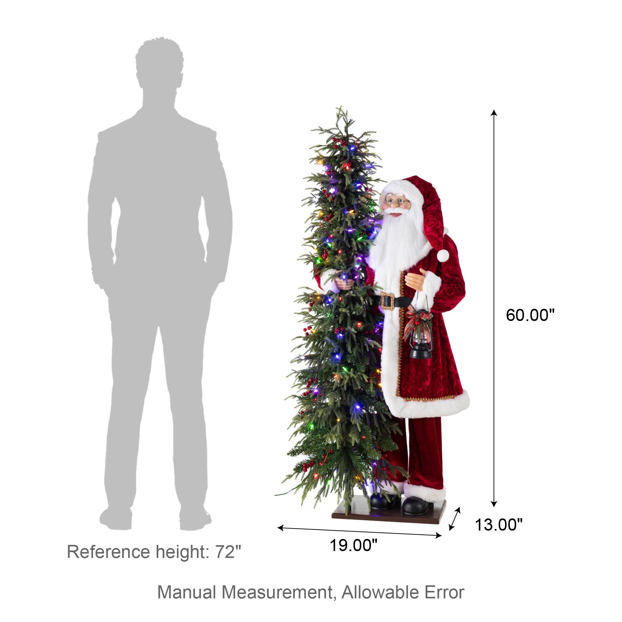 60.00"
Reference height: 72"
19.00"
13.00"
Manual Measurement, Allowable Error
