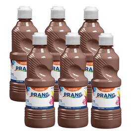 Prang - Ready-to-Use Tempera Paint Brown 16 oz Pack of 6