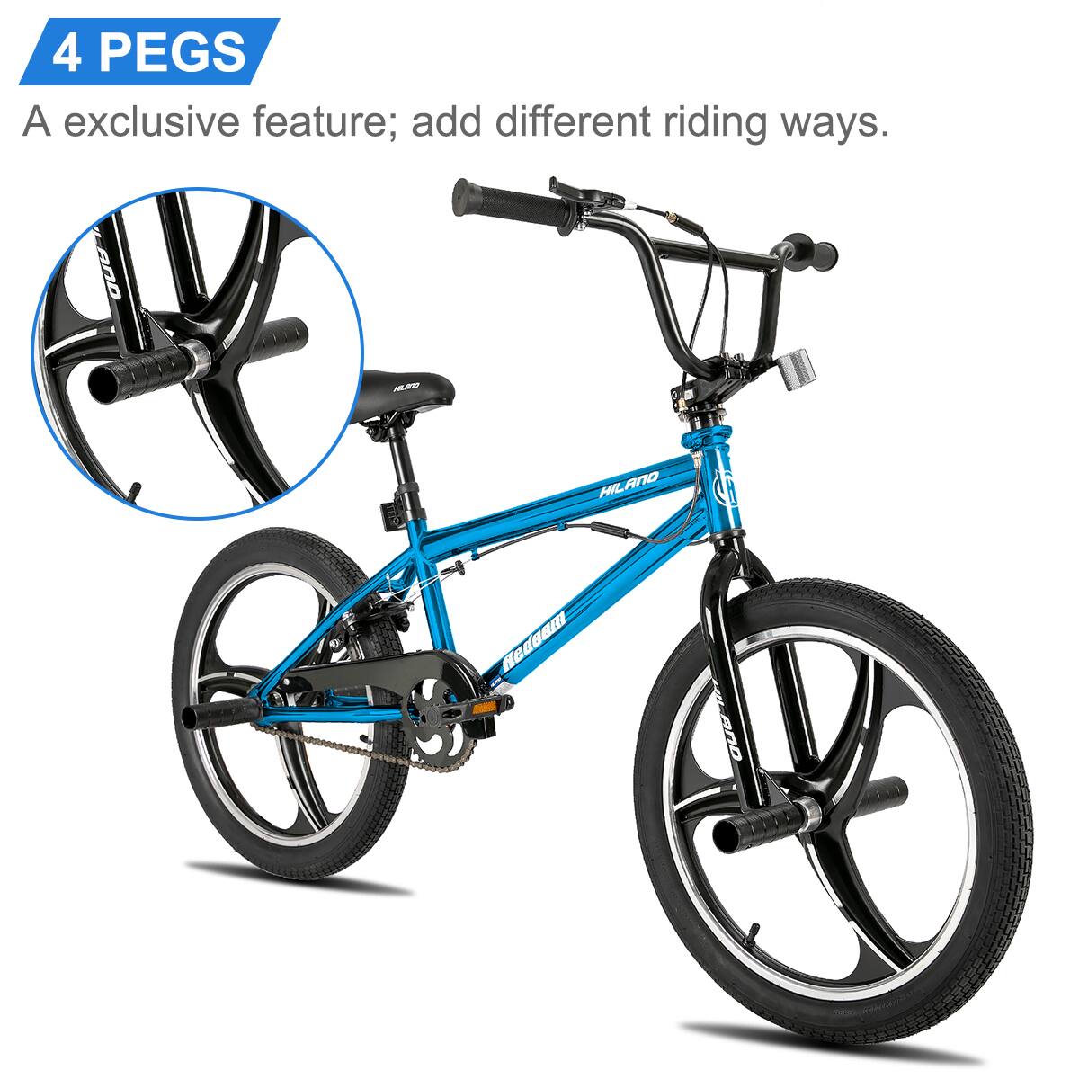 4 PEGS  
A exclusive feature; add different riding ways.