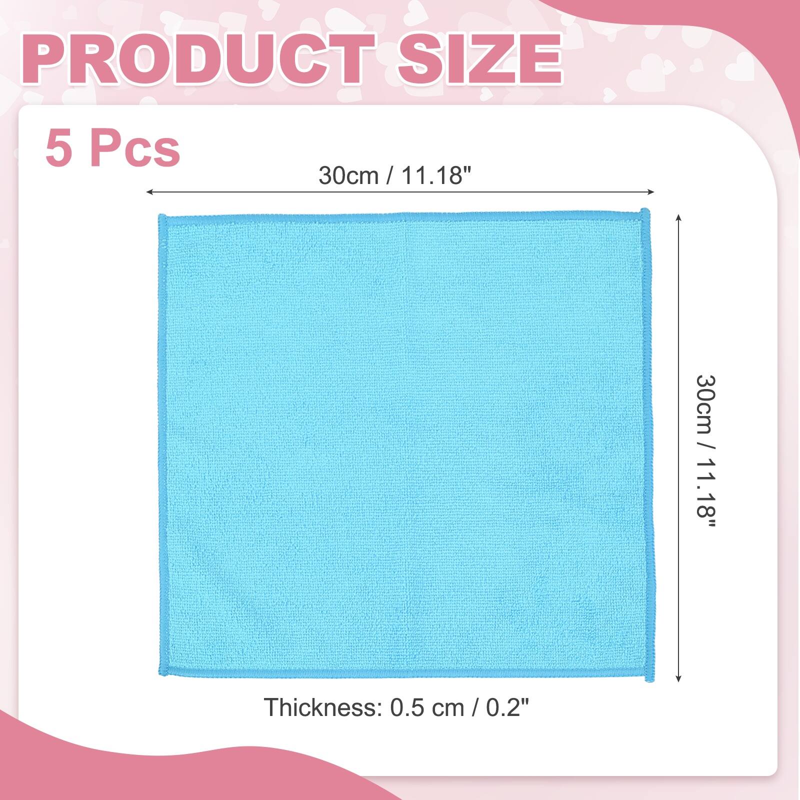 PRODUCT SIZE

5 Pcs

30cm / 11.18" x 30cm / 11.18" x 18"

Thickness: 0.5 cm / 0.2"