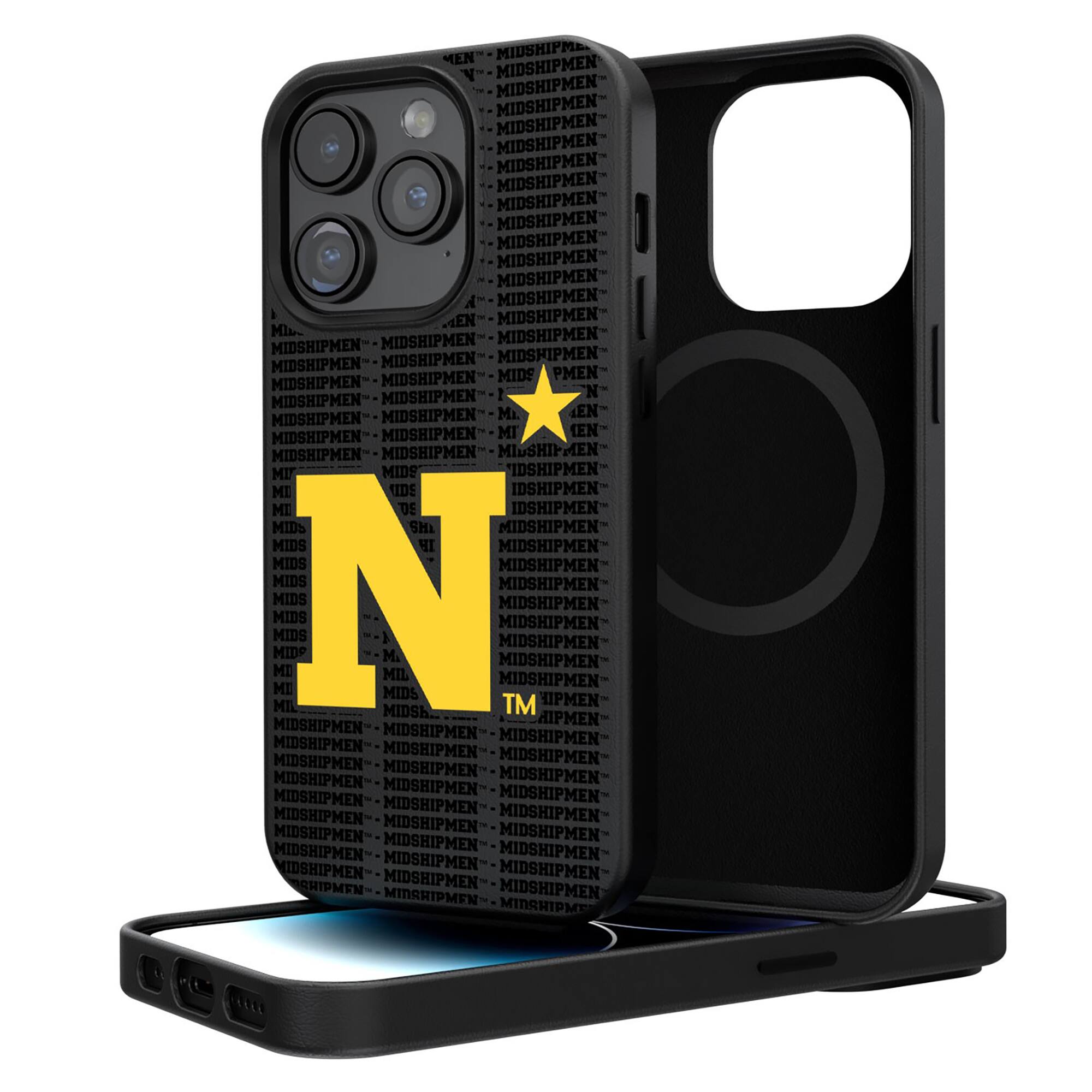 Keyscaper - NCAA - Navy Midshipmen Primary Logo iPhone Magnetic Bump Case - 16 Pro - Black price history on PriceWatchPro