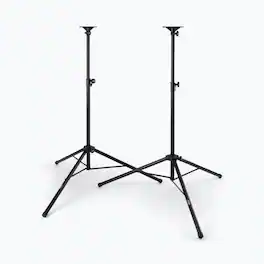 On Stage Stands - On-Stage SSP7850 Pro Speaker Stand Set - Black