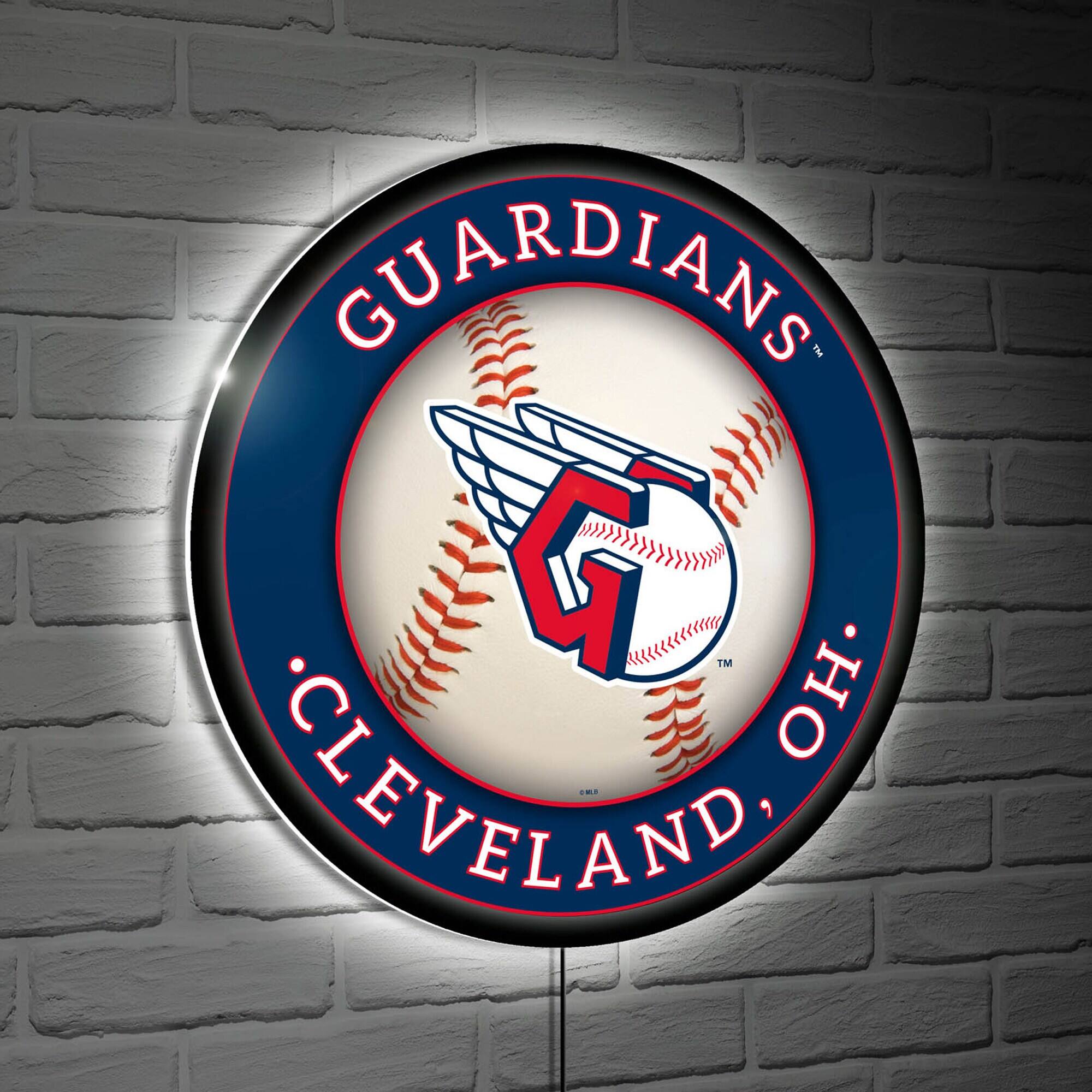 Evergreen Enterprises - Cleveland Guardians LED XL Round Wall D-cor - Multicolor