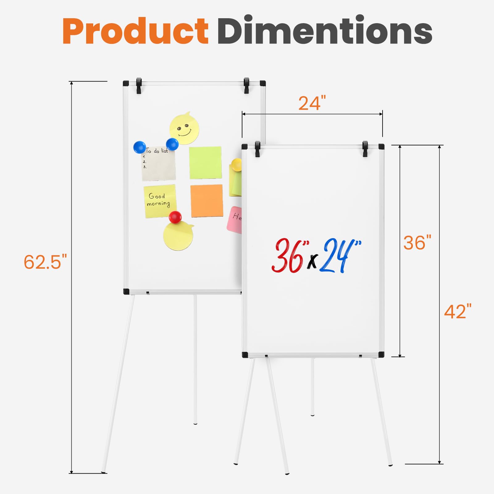 Product Dimensions

- Width: 36" x 24"
- Height: 62.5"
- Overall Height: 42"
- Width: 24"
- Depth: 36"