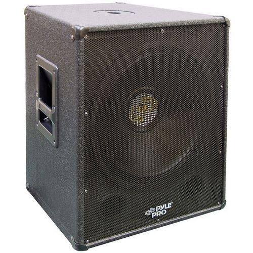 Front Standard. Pyle - PylePro 500 W Woofer - Pack of 1 - Black.
