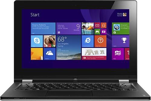 Lenovo - IdeaPad 13.3" Refurbished Touch-Screen Laptop - 4GB Memory - 500GB Hard Drive - Gray-Front_Standard 