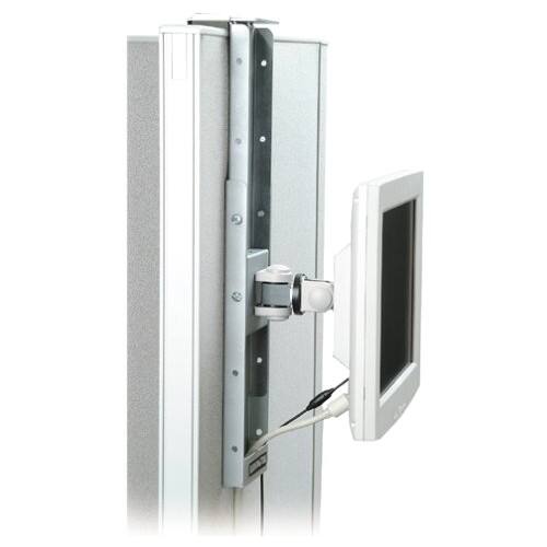 Front Standard. Kensington - Wall Mount Track - Light Gray.