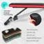 The text on the image reads:

"2" Comfortable Breathable Sweat-absorbing Tear-resistant PU Leather Pad Elastic Soft PU Leather Thick Foam Layer Elastic EPE Layer Encrypted Multilayer Plywood Non-woven Fabric Layer"