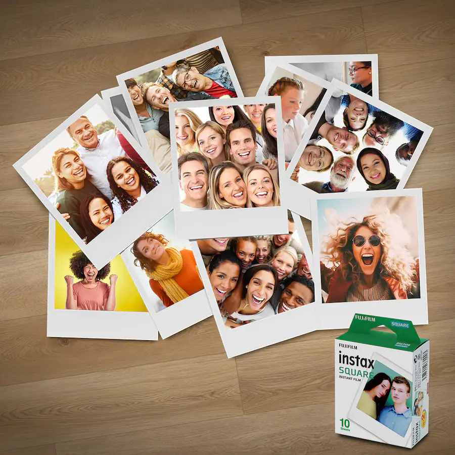 Film Intsax Example Instax Square Instant Film for use with The Fujifilm Instax Square ...