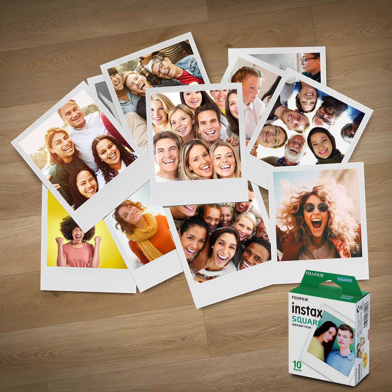 FUJIFILM SQUARE  
FUJIFILM instax SQUARE INSTANT FILM  
10 Sheets