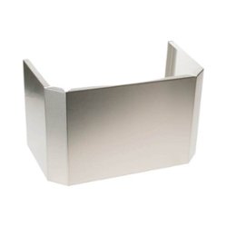 Duct Cover for Monogram 48" Range Hoods - Silver - Front_Zoom