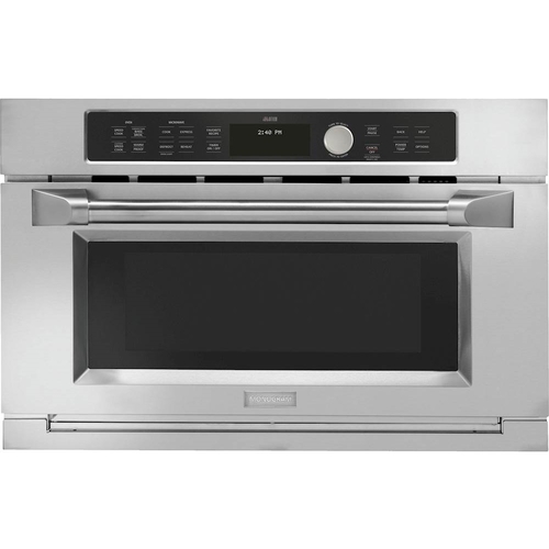 Monogram - 29 13/16" Built-In Single Electric Convection Wall Oven - Stainless steel