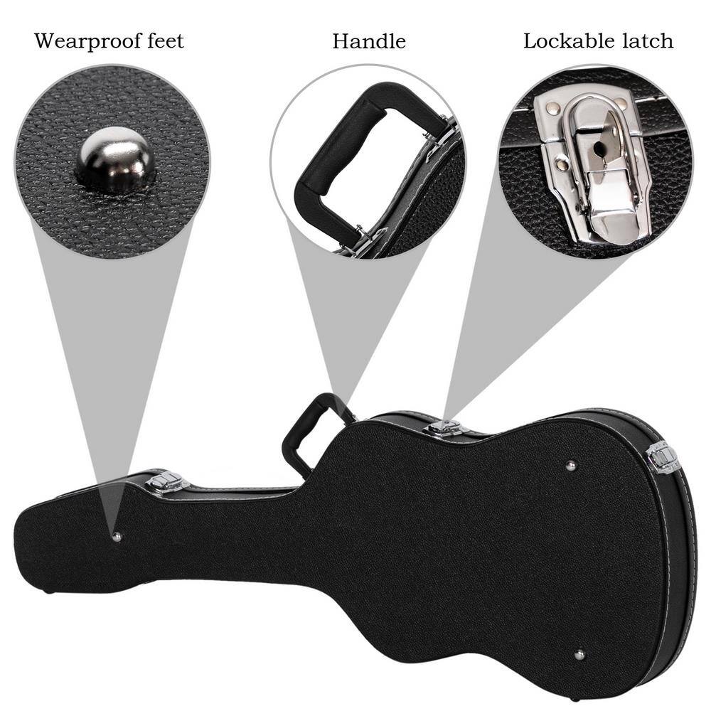Wearproof feet  
Handle  
Lockable latch