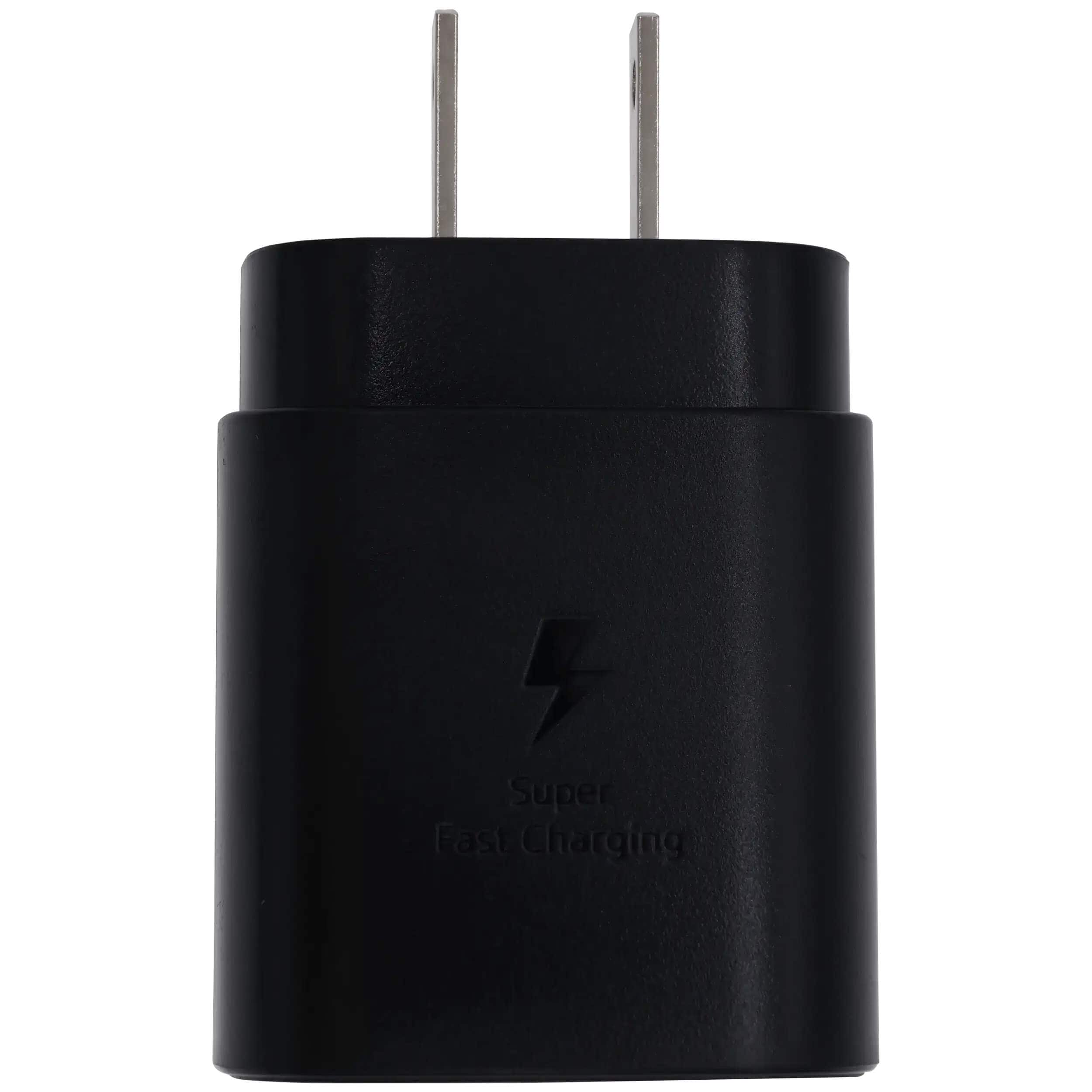 USB Type C / USB-C Samsung Wall Charging Power Adapter (OEM) (240v USA) - Black - Black