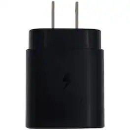 USB Type C / USB-C Samsung Wall Charging Power Adapter (OEM) (240v USA) - Black - Black