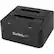 Front. StarTech.com - Dual USB 3.0 Hard Drive Docking Station - Black.