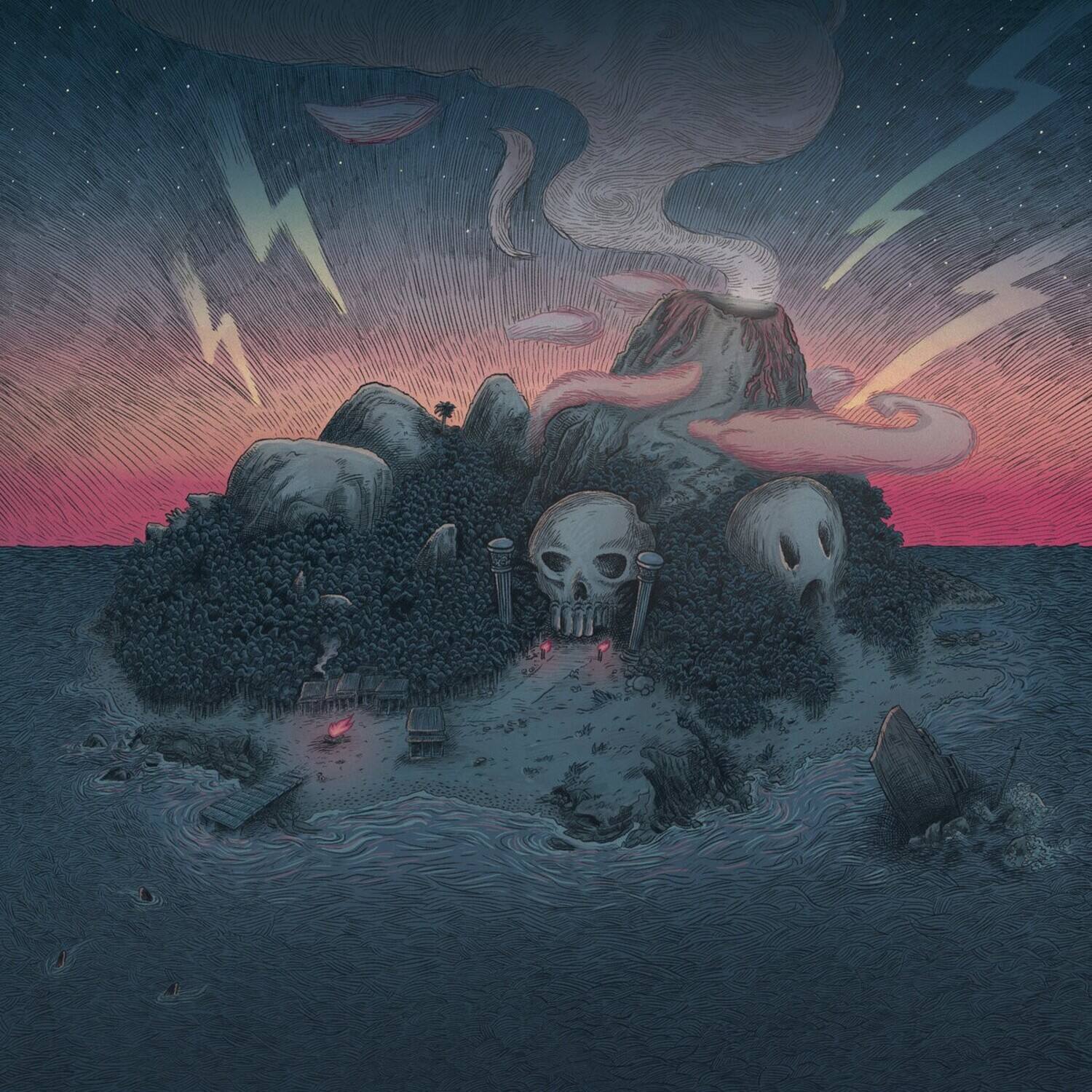 Front. MVGR3 - La Fuga De Isla Dramita   - VINYL LP.