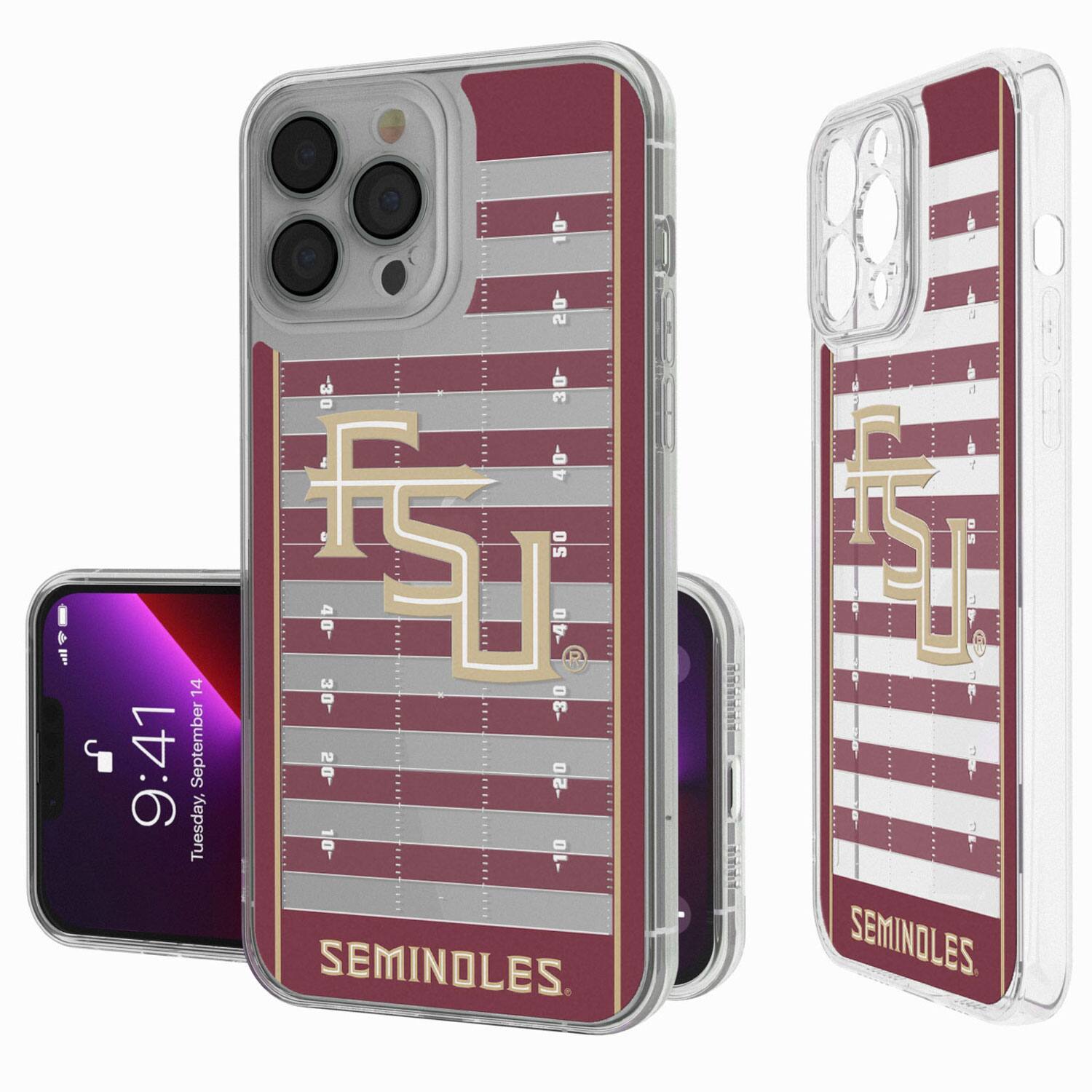 Keyscaper - NCAA - Florida State Seminoles Clear Field iPhone Case - 16 Pro Max - Multicolor price history on PriceWatchPro