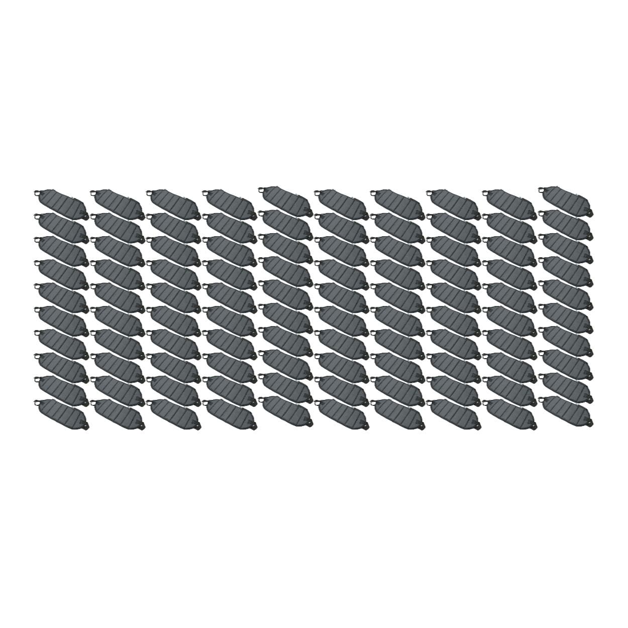 Mind Reader - Rest, Ergonomic Foot, Pressure Relief Portable Foot Hammock 100-Pack