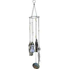 Spoontiques - Wizard of Oz Metal Wind Chime Outdoor Garden Décor Backyard and Patio Decoration 17 inch