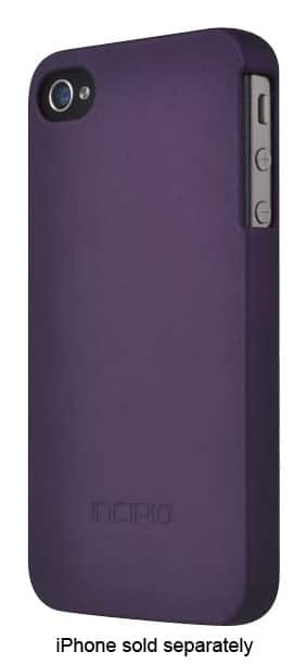 Front. Incipio - feather Snap-On Case for Apple® iPhone® 4 and 4S - Paparazzi Purple.