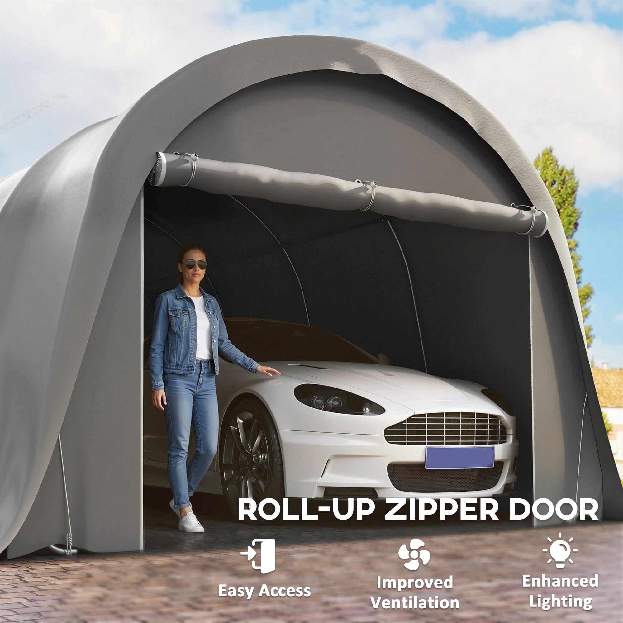ROLL-UP ZIPPER DOOR

- Easy Access
- Improved Ventilation
- Enhanced Lighting