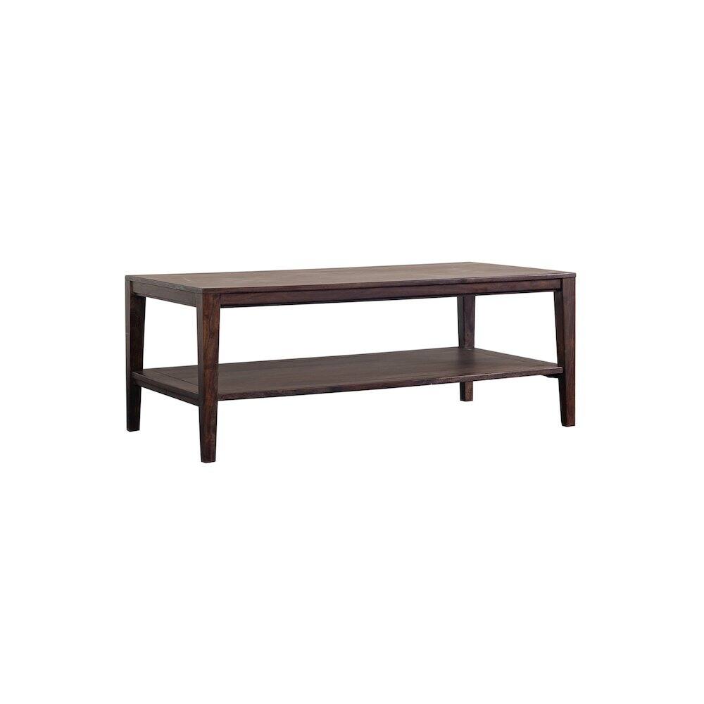 Porter Designs Fall River Solid Sheesham Wood Coffee Table Gray - Best Buy