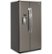 Alt View Zoom 14. GE - 21.9 Cu. Ft. Side-by-Side Counter-Depth Refrigerator - Fingerprint resistant slate.