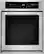 Front. KitchenAid - 24" Built-In Single Electric Convection Wall Oven - Stainless Steel.