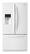 Front. Whirlpool - 24.7 Cu. Ft. French Door Refrigerator with Thru-the-Door Ice and Water - White.