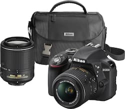 Nikon D3300 DSLR Camera with 18 55mm and 55 200mm VR II Lenses Nikon D3300 DSLR Camera with 18 55mm and 55 200mm VR II Lenses
