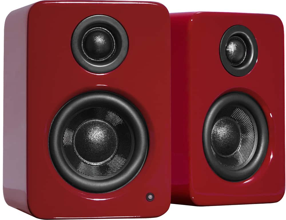 best buy self powered speakers