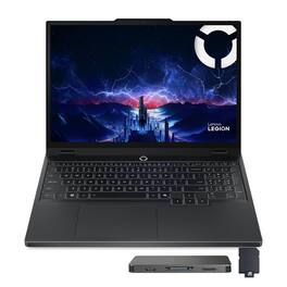 Lenovo - Legion 5 15.1" WQXGA Gaming Laptop,Ryzen 7 260,64GB RAM,2TB SSD+1TB Dock Set,GeForce RTX 5060,Win 11 - Black