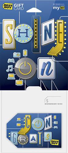 Front. Best Buy® - $25 Shine On Gift Card - Multi.