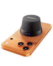 Front. Momax - 1-Vibe Go Magnetic Portable True Wireless Speaker - Mini Waterproof Shower Speaker with Bass, Black - Black.