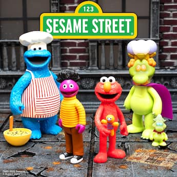 Super7 Sesame Street ReAction Figures Wv4 Elmo Collectibles Super7 Sesame Street ReAction Figures Wv4 Elmo Collectibles