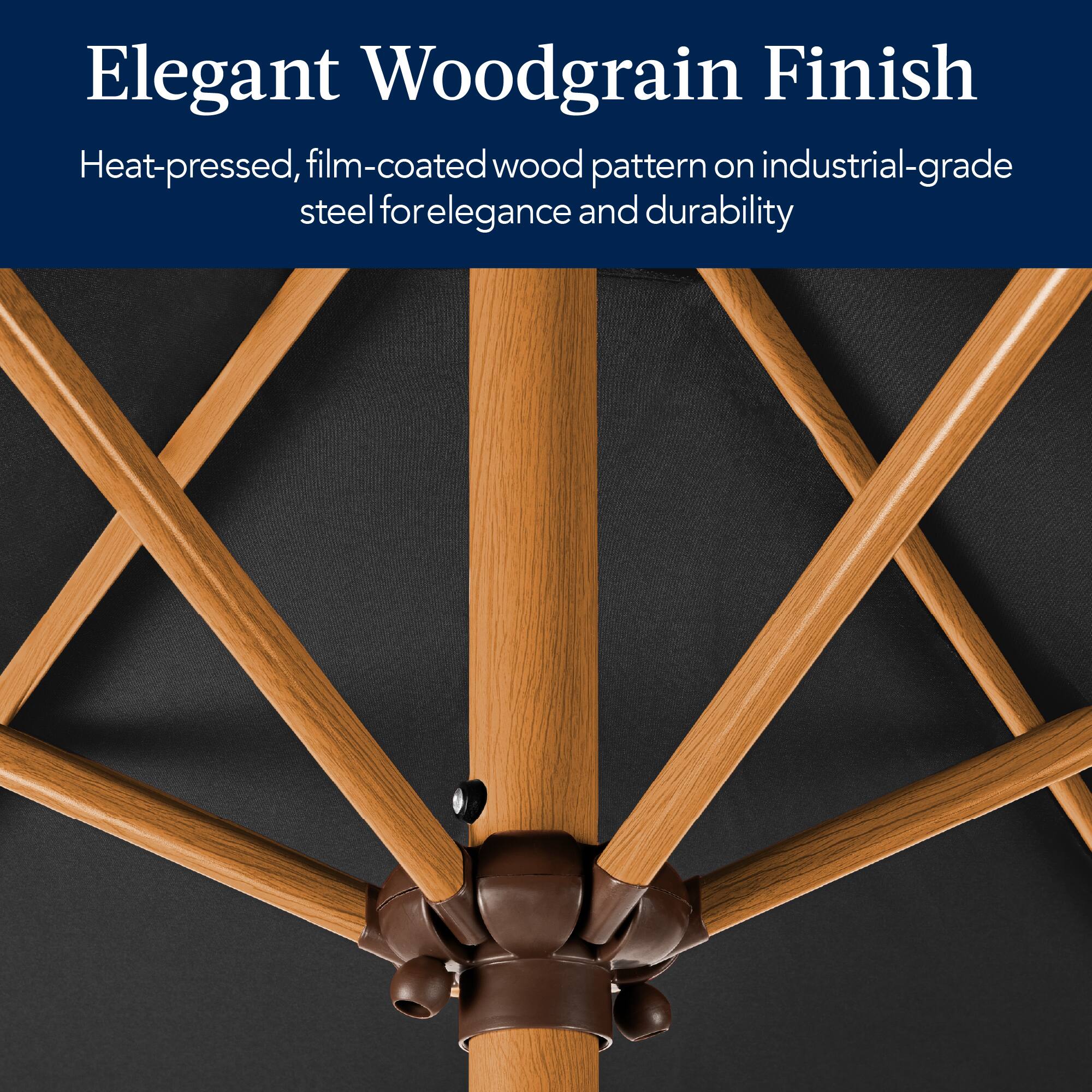 Elegant Woodgrain Finish

Heat-pressed, film-coated wood pattern on industrial-grade steel for elegance and durability.