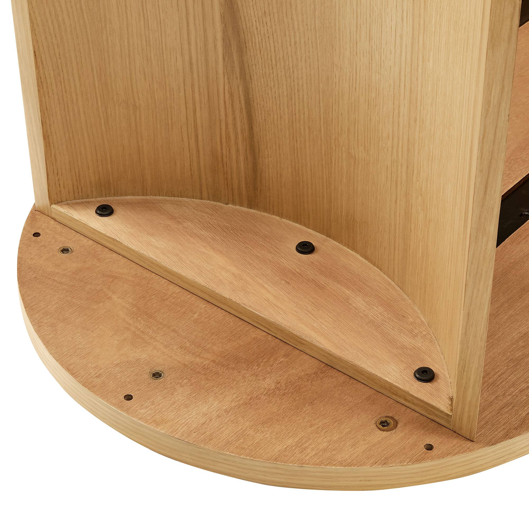 Alt View 6. Modway - Aspect Oval Wood Coffee Table by Modway - Oak.