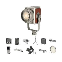 Harlowe - Pro 300W LED Bi-Color Studio Lighting Creator Kit for Photo and Video - Brown/Silver