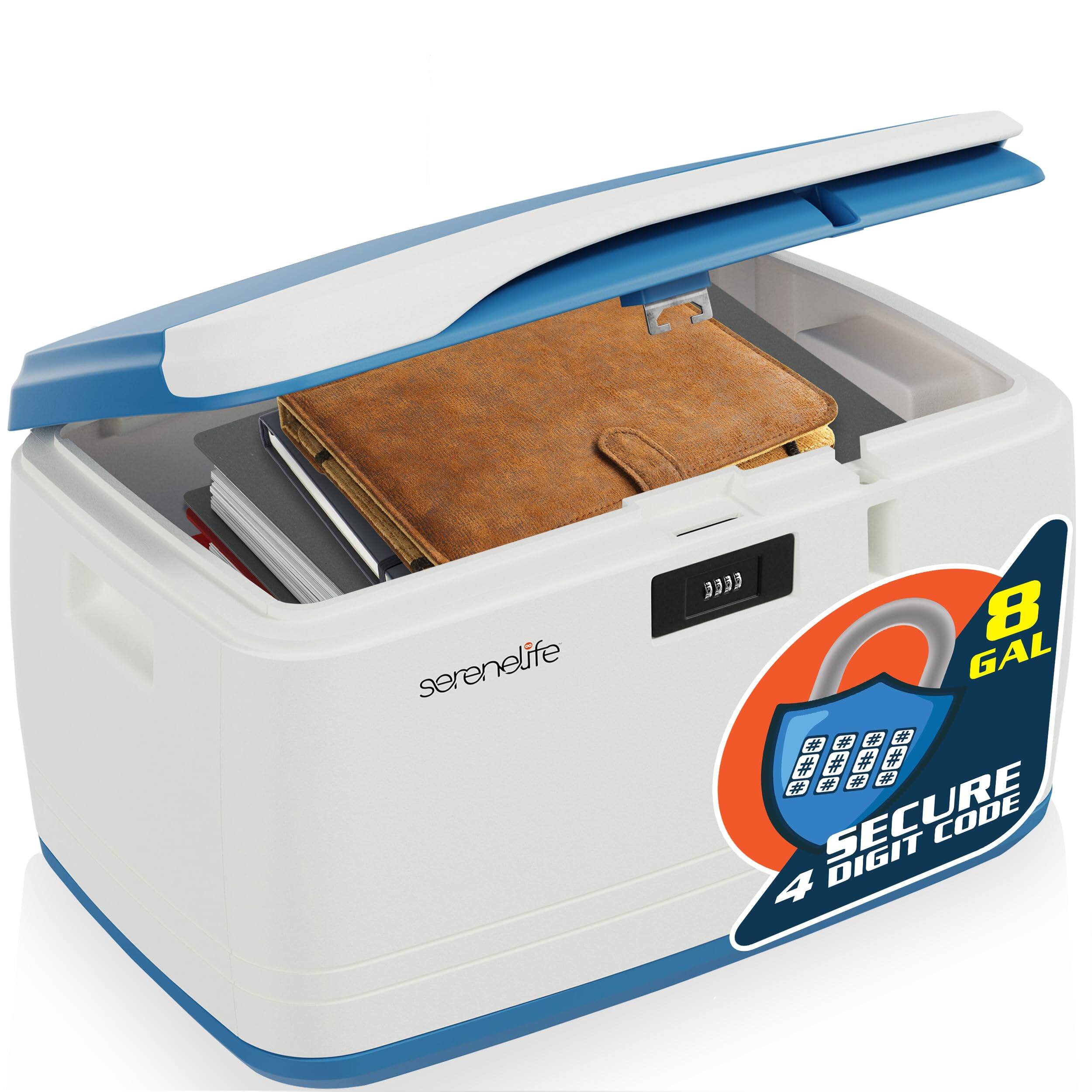 serenelife 8 GAL  
SECURE 4 DIGIT CODE