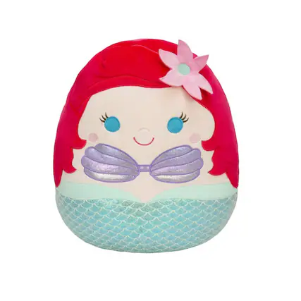 Front. Jazwares - Squishmallows Disney Princess Ariel - 8" Plush.