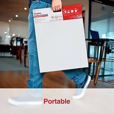 Staples  
Biodky 3 Portable  
Whiteboard  
Portable