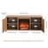 Alt View 21. Camden&Wells - Granger Log Fireplace TV Stand for TVs Up to 65" - Golden Oak.