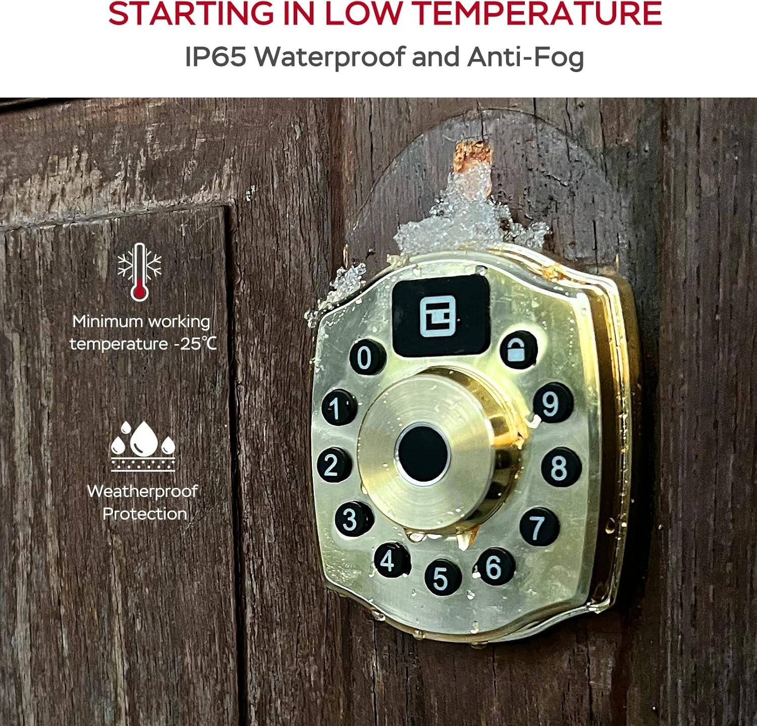 STARTING IN LOW TEMPERATURE  
IP65 Waterproof and Anti-Fog  

Minimum working temperature -25°C  

Weatherproof Protection