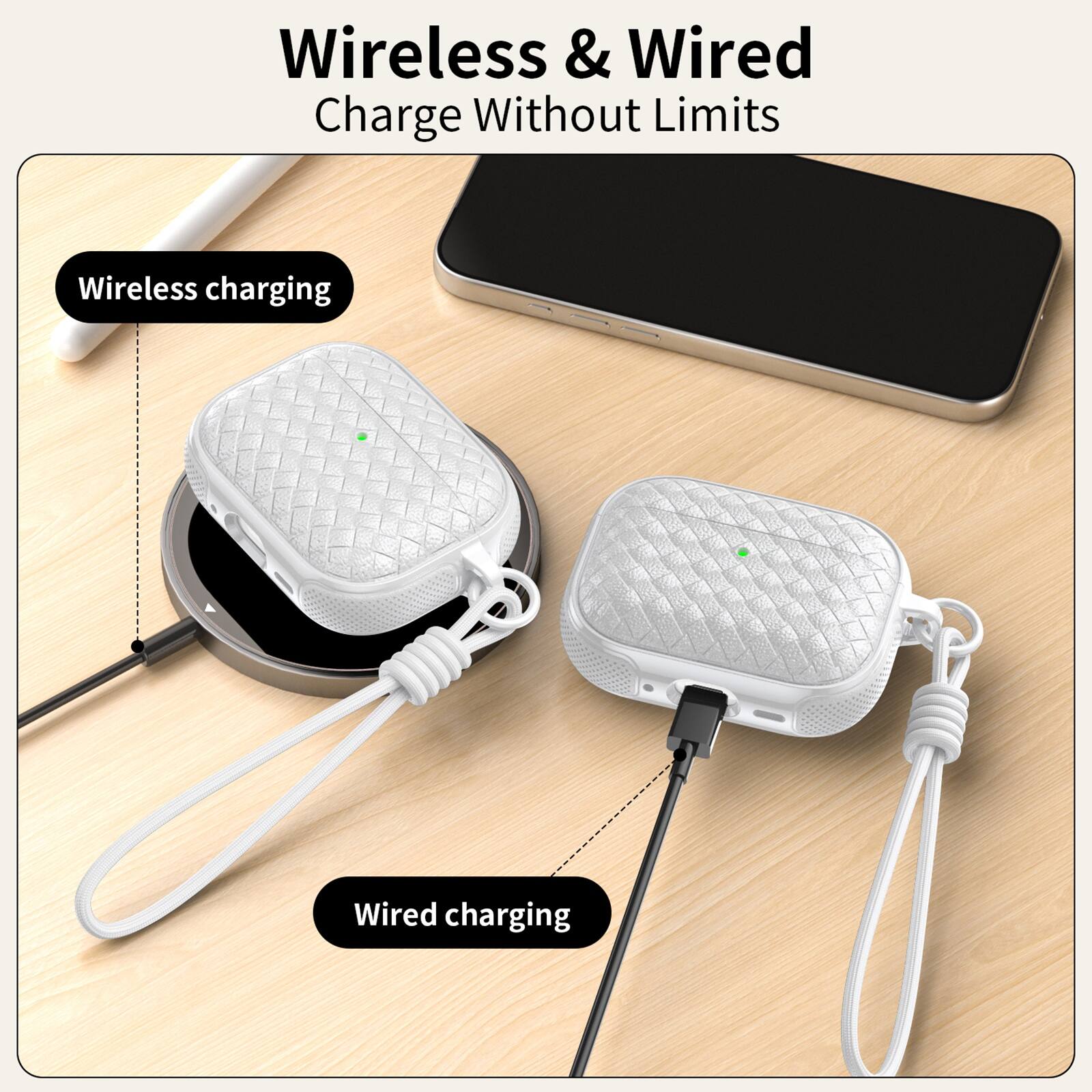Wireless & Wired Charge Without Limits

Wireless charging

Wired charging