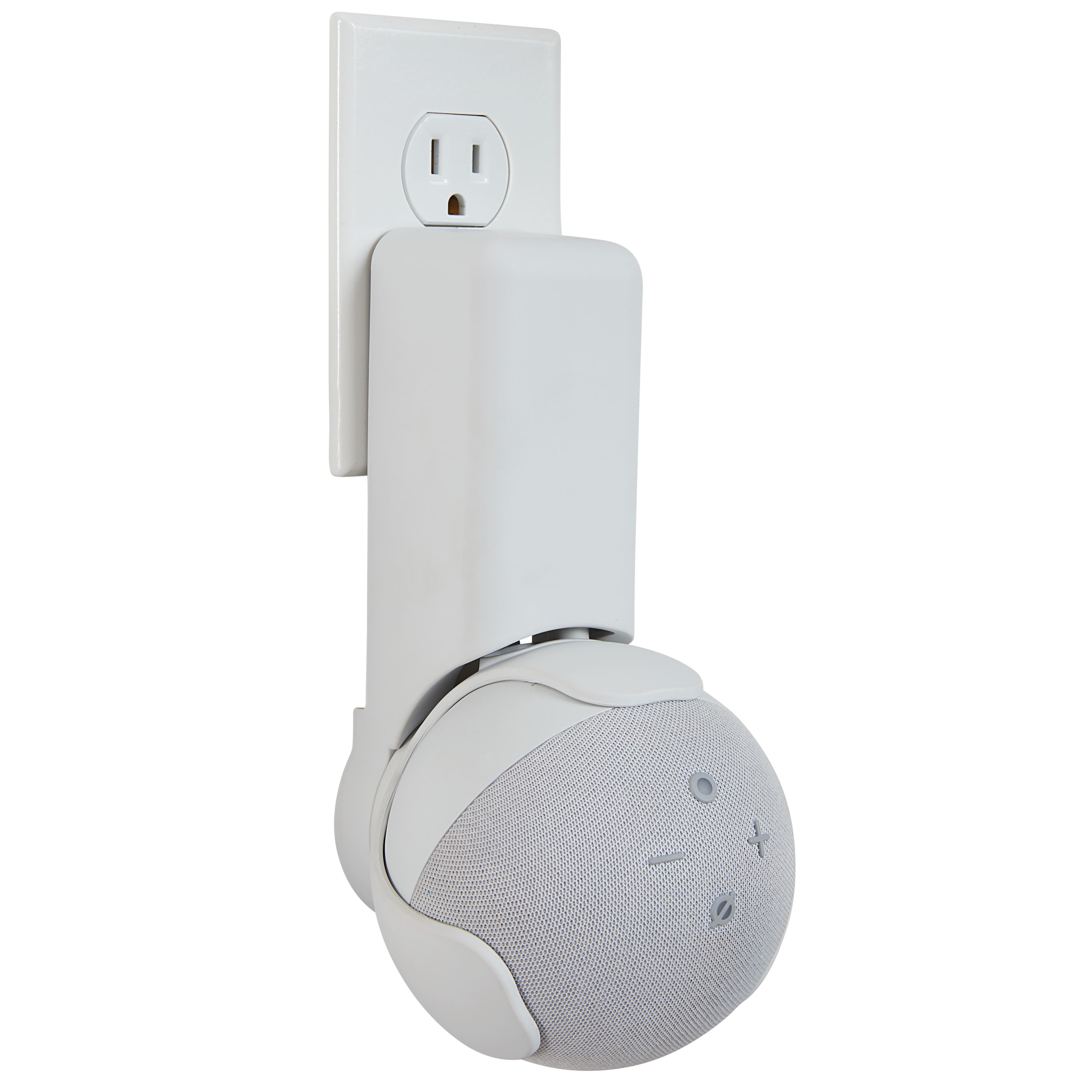 Alt View 16. Sanus - Outlet Hanger Designed for Amazon Echo Dot (4th Gen) - White.