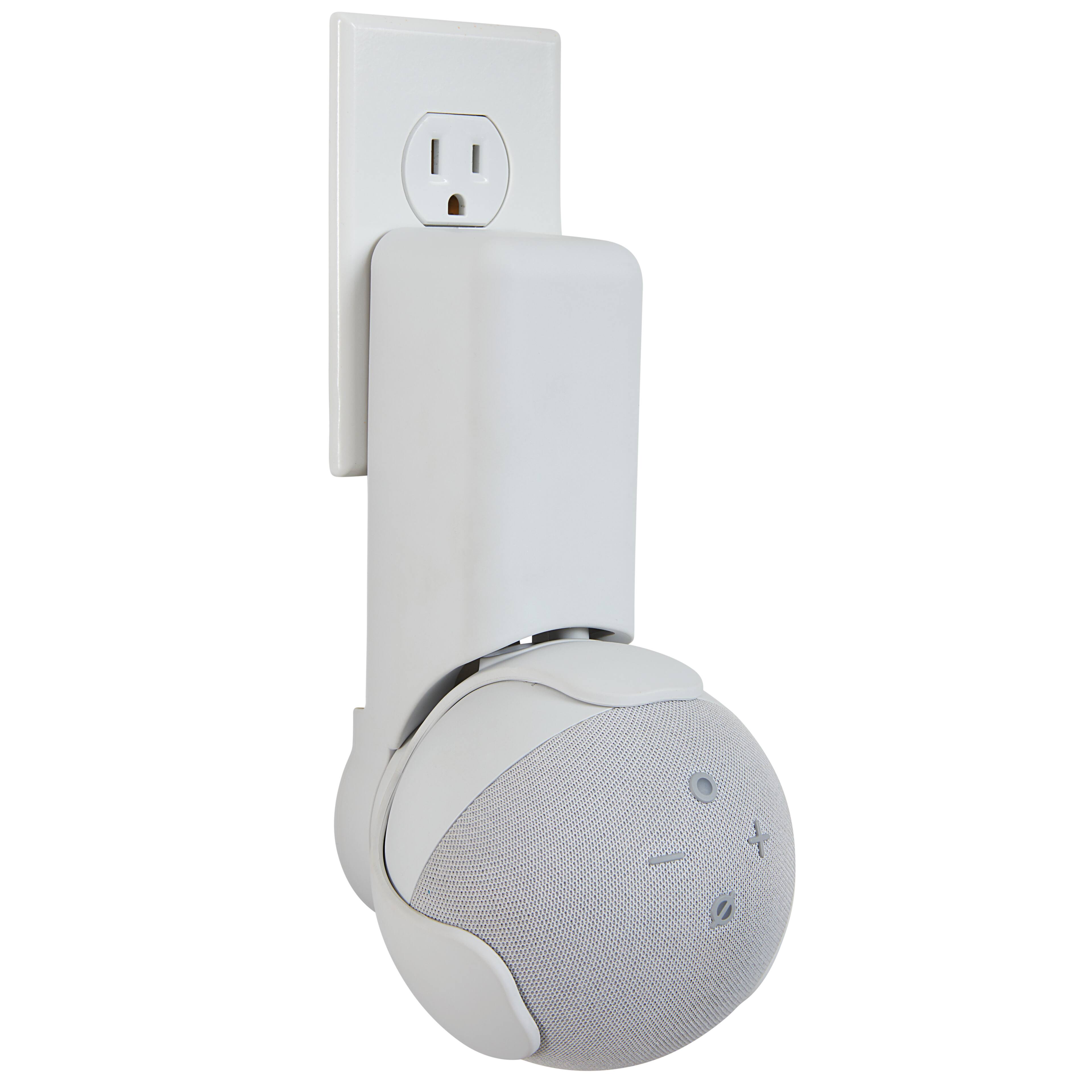 Alt View 16. Sanus - Outlet Hanger Designed for  Amazon Echo Dot (4th Gen) - White.