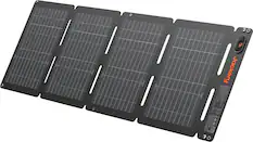 Front. Jackery - SolarSaga 40 Air Ultra Light Solar Panel - Black.
