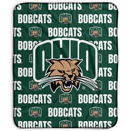 Pegasus - Ohio Bobcats 50" x 60" Repeat Wordmark Fleece Blanket - Multicolor